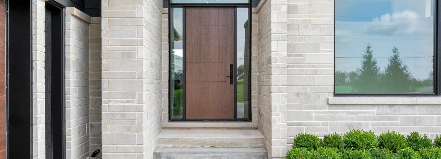 custom luxury door in niagara home build