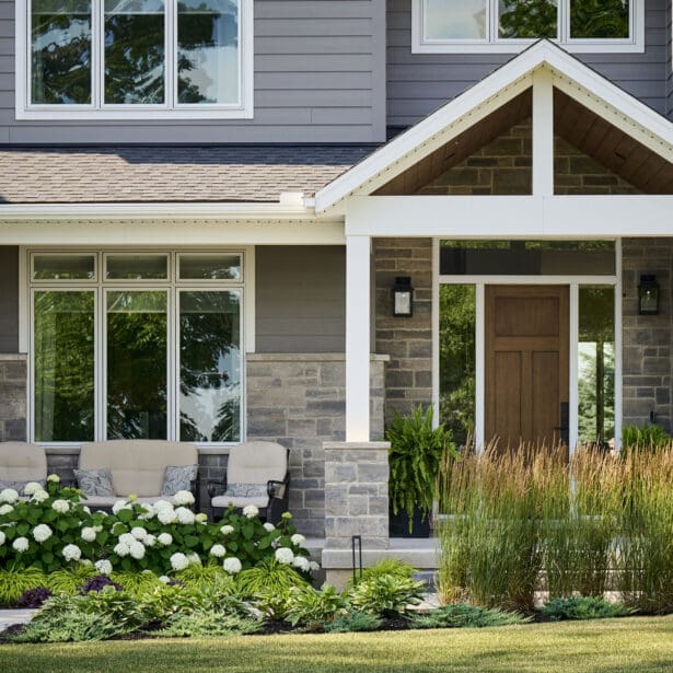 Close-up of the Front Porch